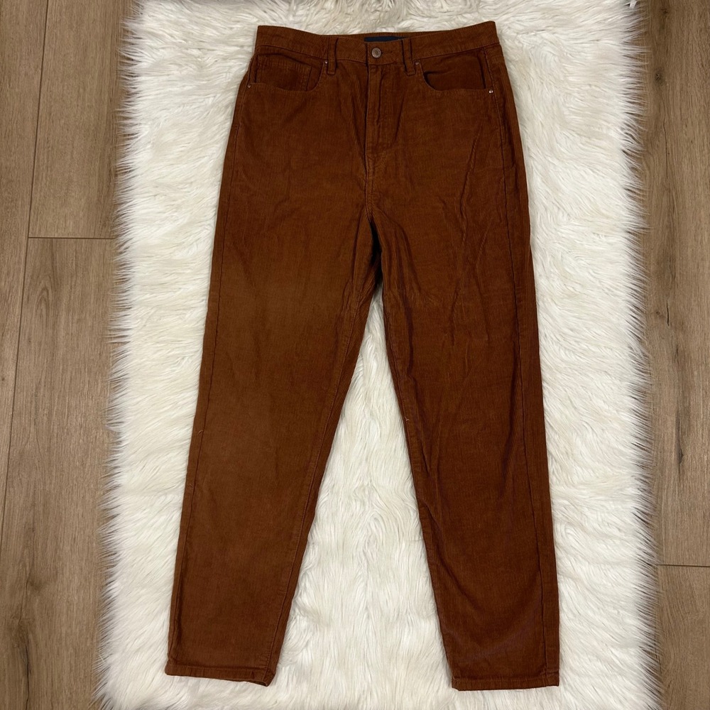 Indigo Rising Rust Brown Corduroy High Rise Straight Leg Pants 9/29 - Picture 6 of 7